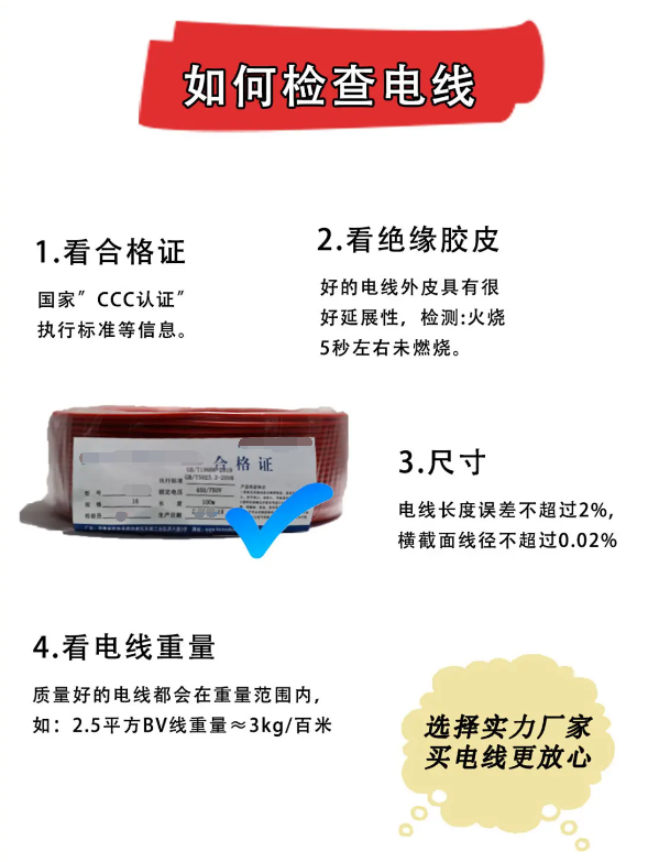 家裝電線如何挑選？